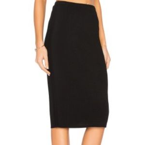 Diane von Furstenberg black pencil skirt